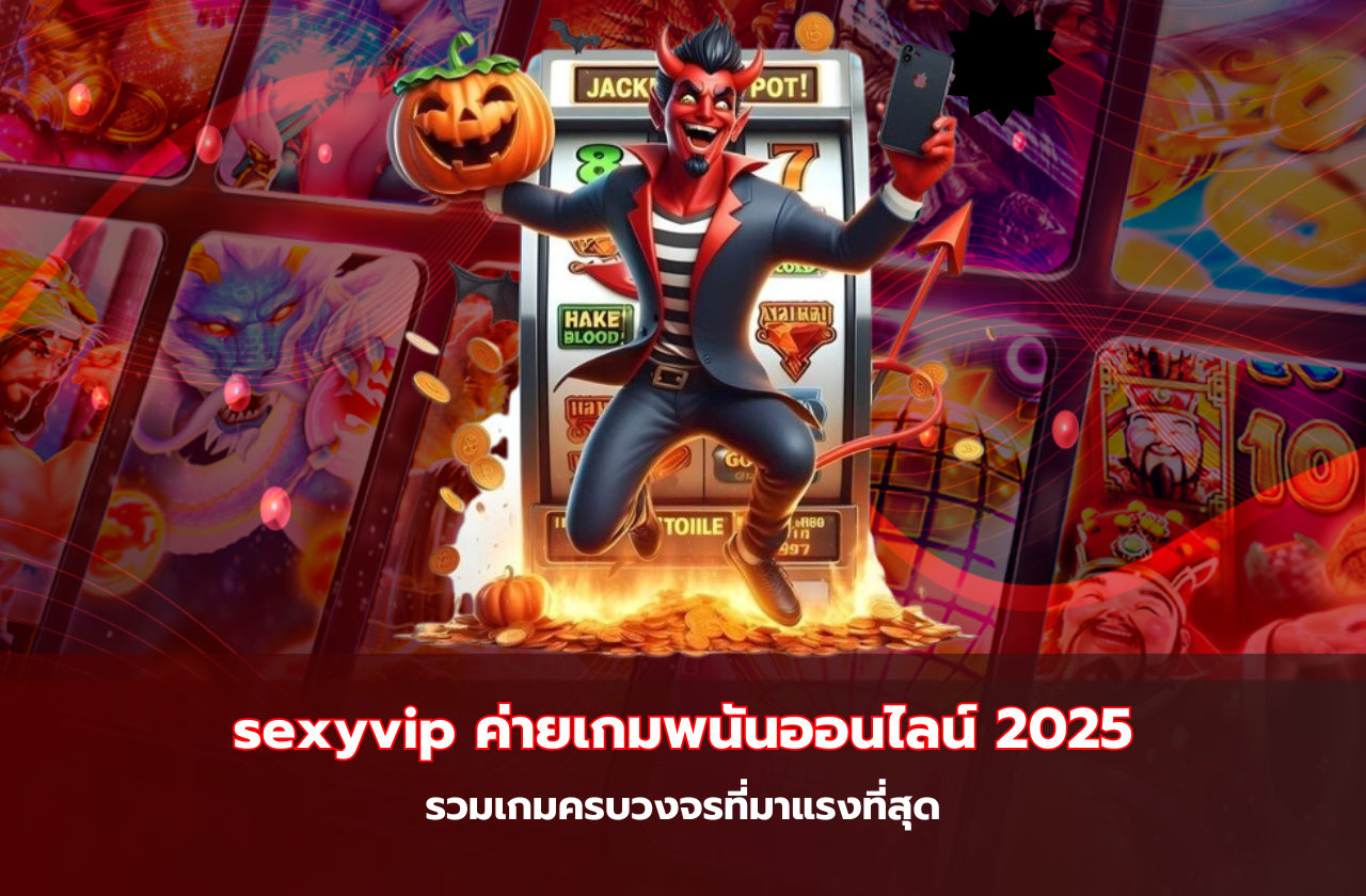 sexyvip ค่ายเกมพนันออนไลน์ 2025 รวมเกมครบวงจรที่มาแรงที่สุด